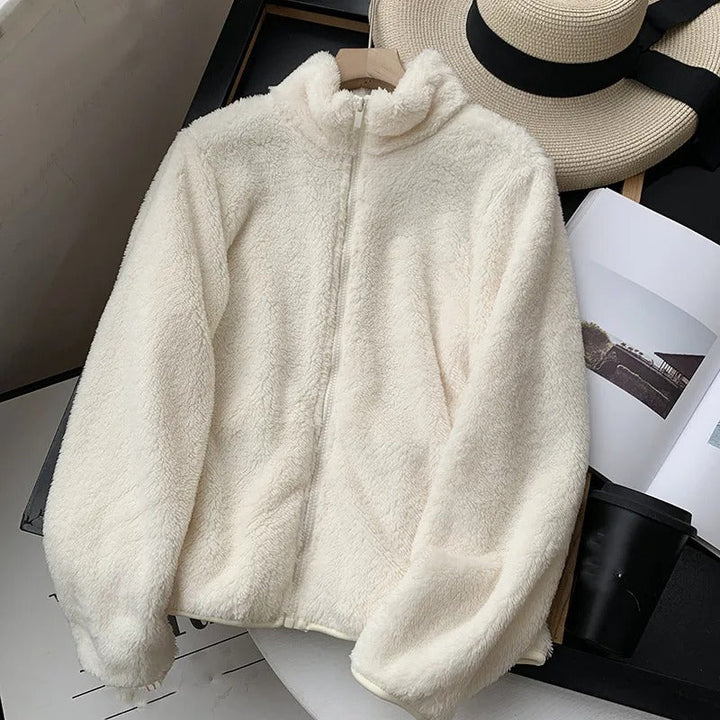 Riley™ - Snuggly Teddy Coat with Zip Closure