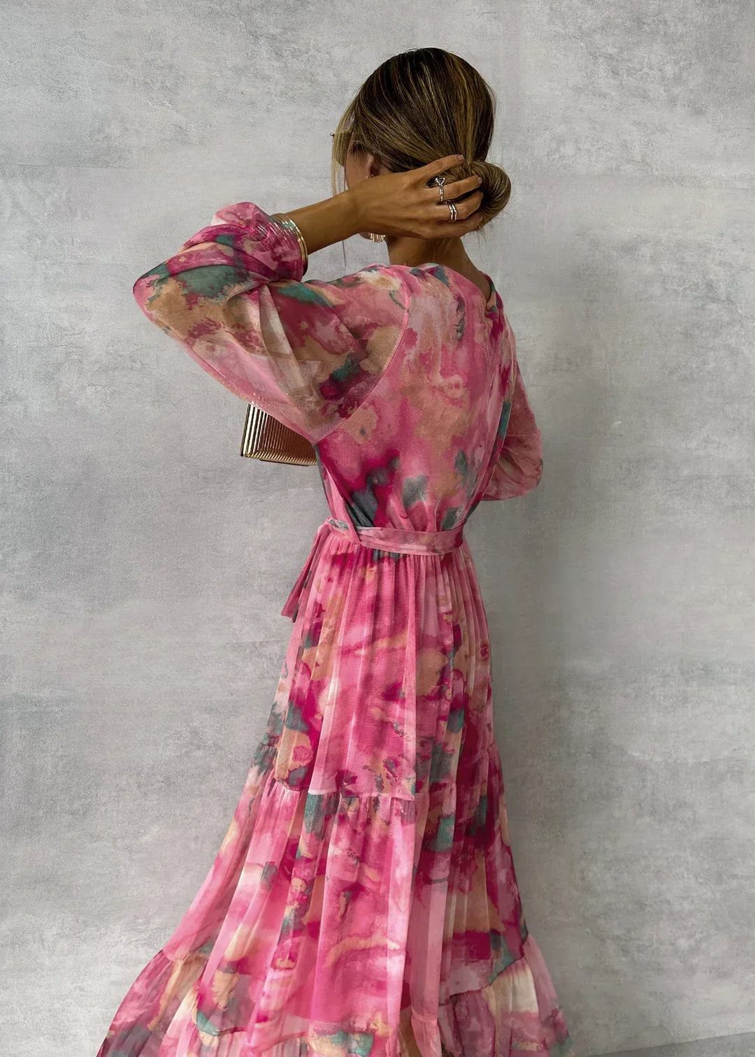 Emily™ | Feminine Wrap Dress in Bloom