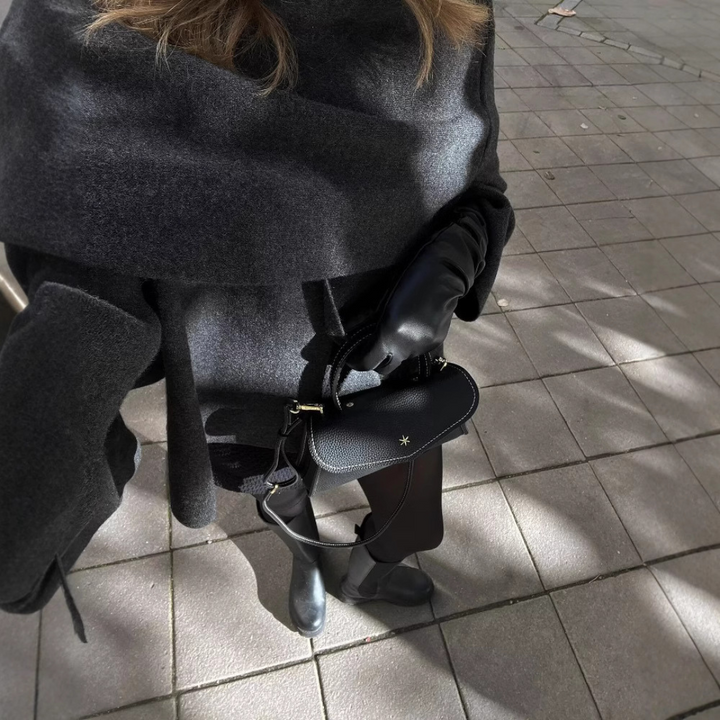 Avery™ - Elegant Luxe Cape Coat