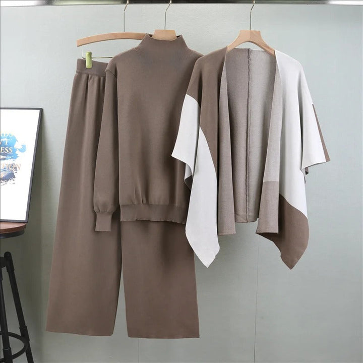 Alyssa™ - Chic Knitted Three-Piece Set