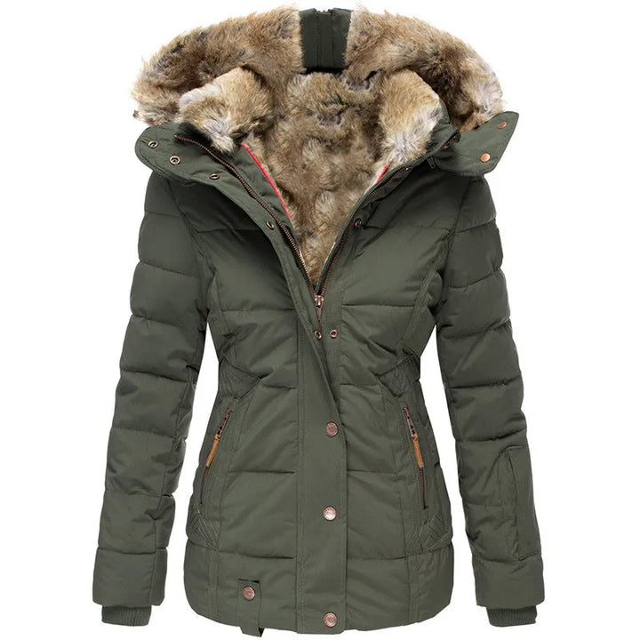 Emma™ - Cozy Plush Winter Fur Coat
