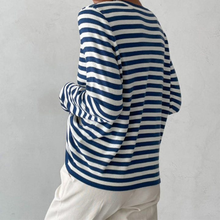 Grace™ - Chic Striped Blouse