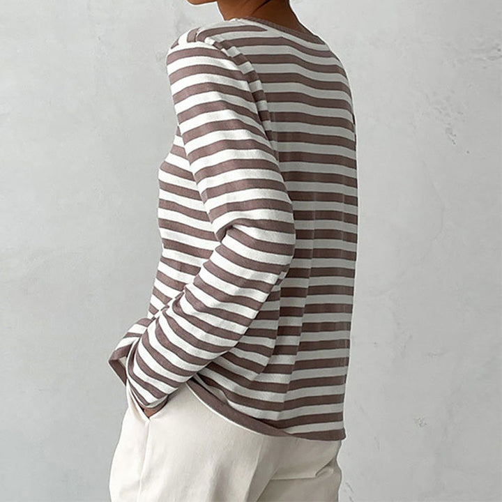 Grace™ - Chic Striped Blouse