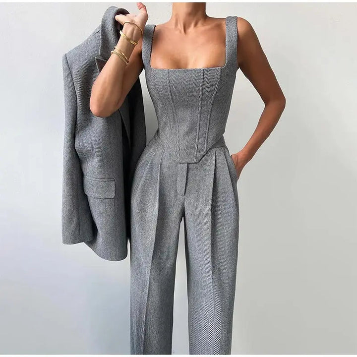 Sophia™ - Chic Tailored Blazer Ensemble