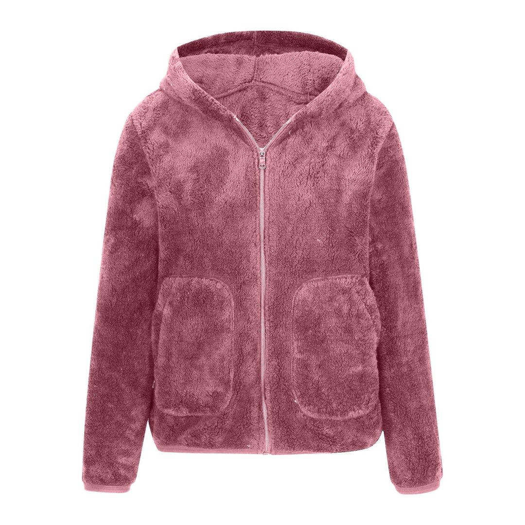 Avery™ - Ultra Cozy Coral Fleece Hoodie